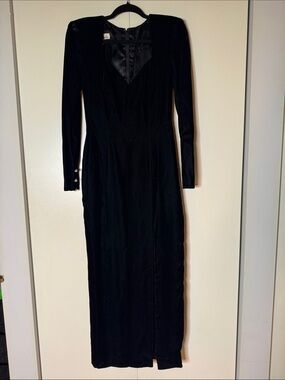 Lillie Rubin Vintage Velvet Evening Dress